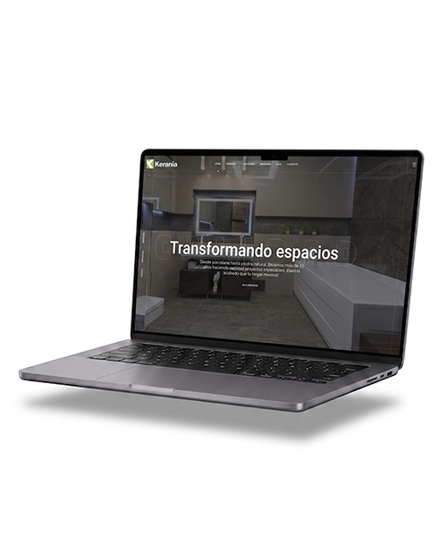 Caso de estudio Kerania diseño web corporativo para empresa de instalaciones y reformas